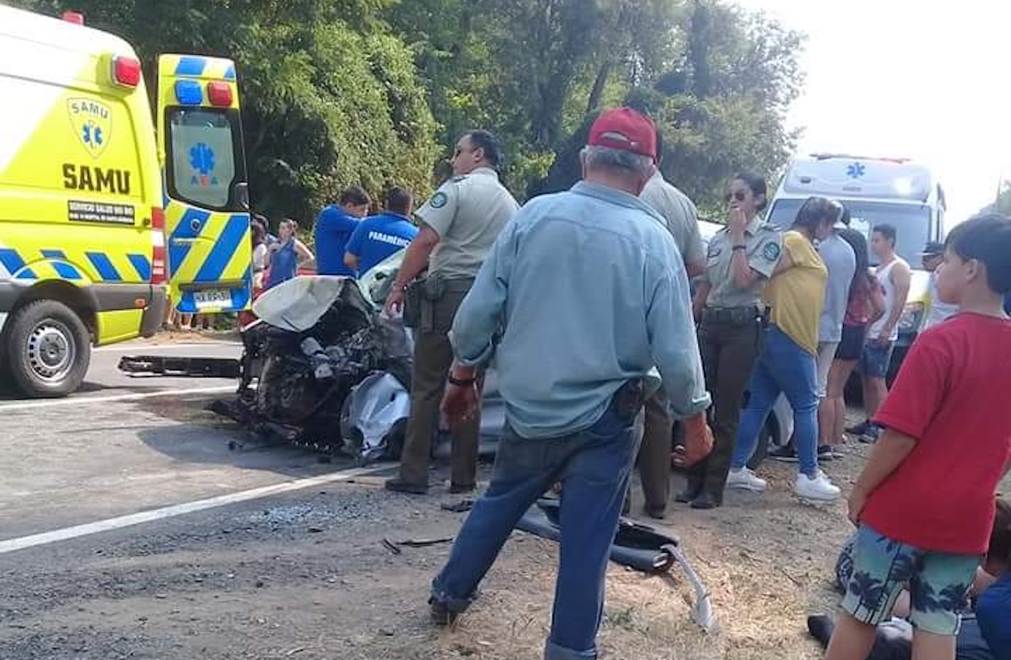 6 heridos graves deja accidente camino a Ralco