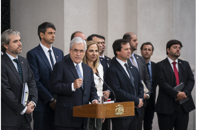 Piñera: «Nuestro Gobierno va a garantizar este Plebiscito y también va a respetar la decisión»