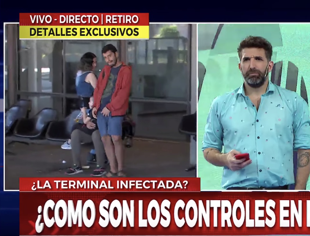 Chileno es detenido en Argentina por toser a periodista en la cara y decir que tenía coronavirus