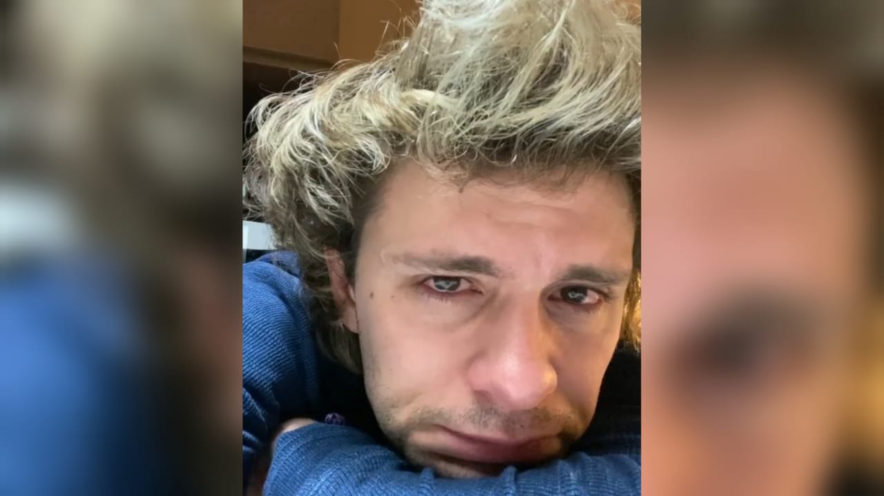 Joaquín Mendez publica video llorando y confiesa vivir complejo momento