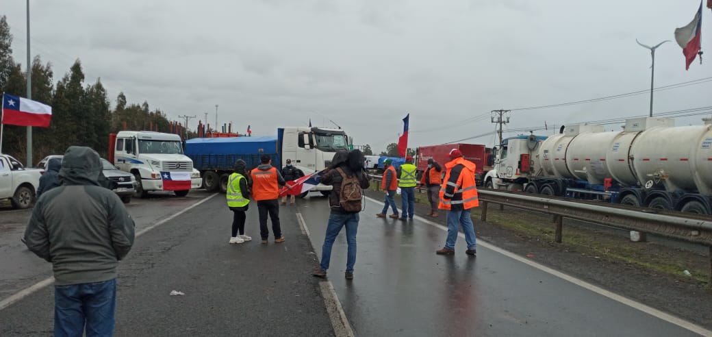 Camioneros en Duqueco: «Es una de las manifestaciones más macizas del país»