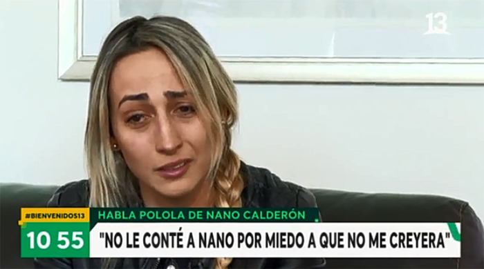 Polola de Nano Calderón denuncia a su ‘suegro’: Tenía miedo que me fuera a tocar o violar