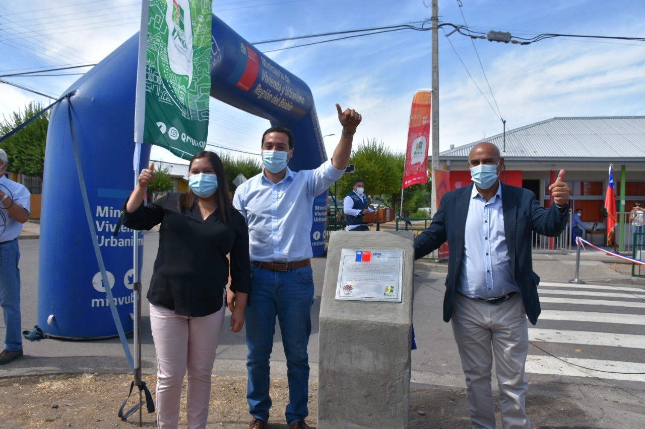 Yumbel: se inauguró proyecto de seguridad vial en barrio Héctor Dávila