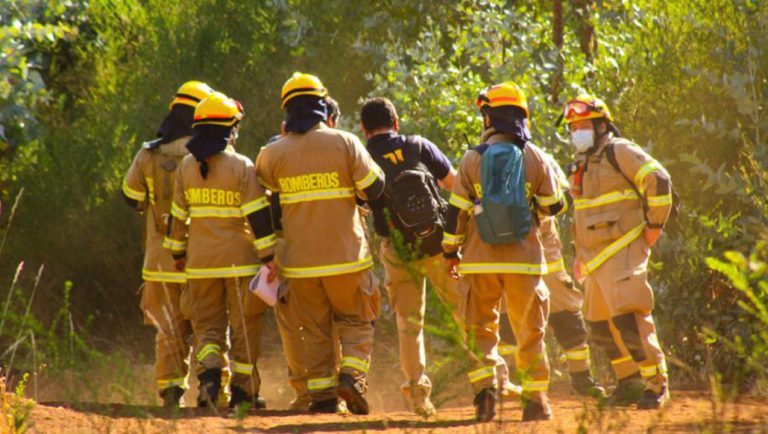 Bombera falleció mientras combatía incendio forestal de Santa Juana