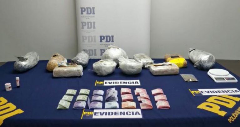 PDI desbarata banda criminal que traficaba en Concepción: droga incautada supera los 70 millones