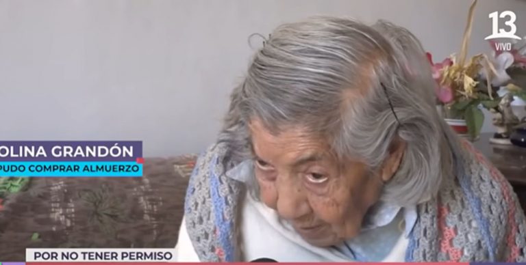 El sentido descargo de mujer de 100 años que le negaron ingreso a supermercado: «Yo no sé donde ir»