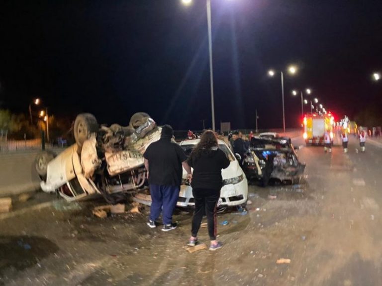Accidente de tránsito en la ruta Concepción – Cabrero: Al menos 10 heridos