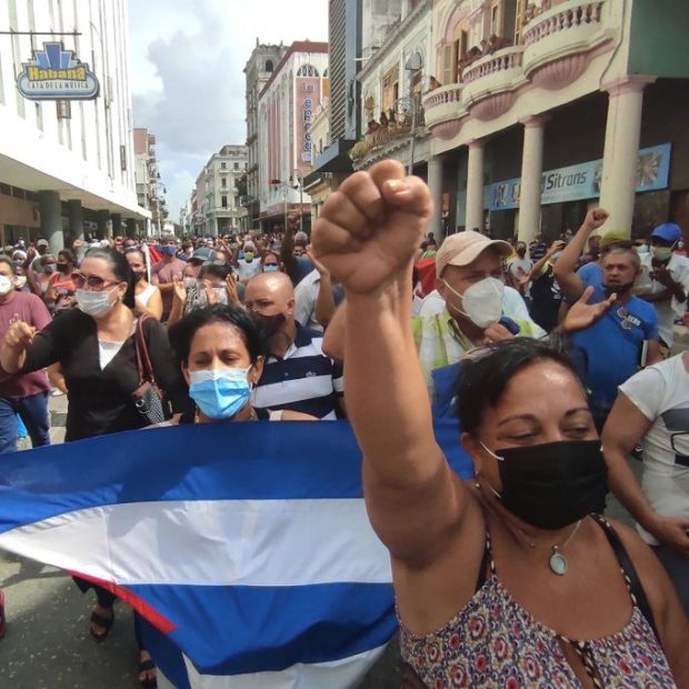 protestas contra el gobierno cubano