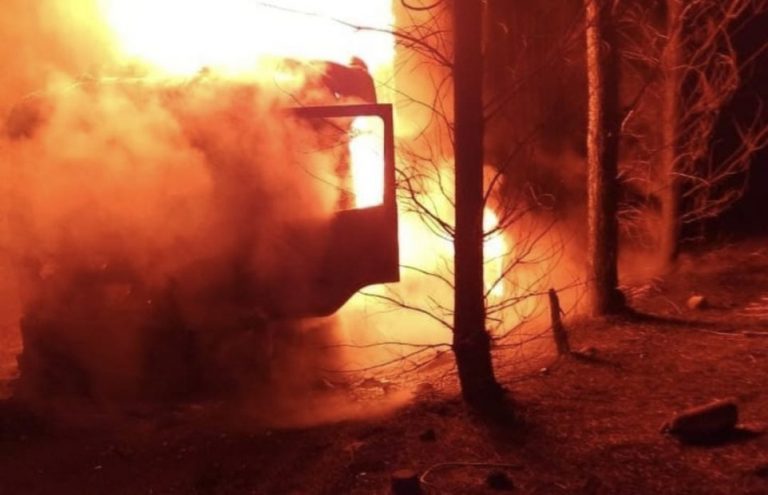 Atentado incendiario termina con 7 maquinarias destruidas en Quilleco