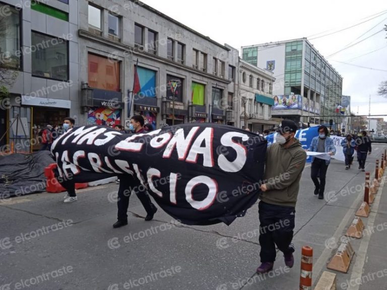 Protesta en contra de Dominga y Central Rucalhue se toma Concepción
