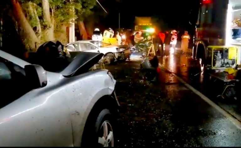 Un muerto y dos heridos graves deja colisión de vehículos en Nacimiento