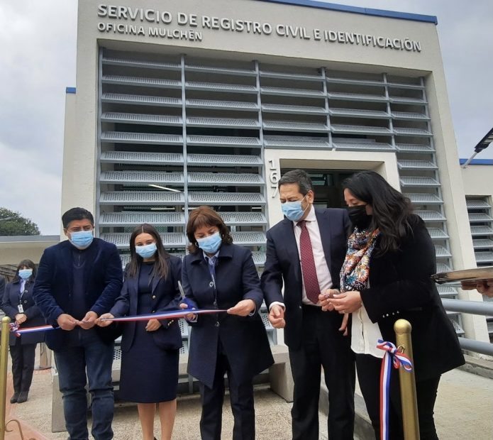 Inauguran nueva oficina del Registro Civil en Mulchén