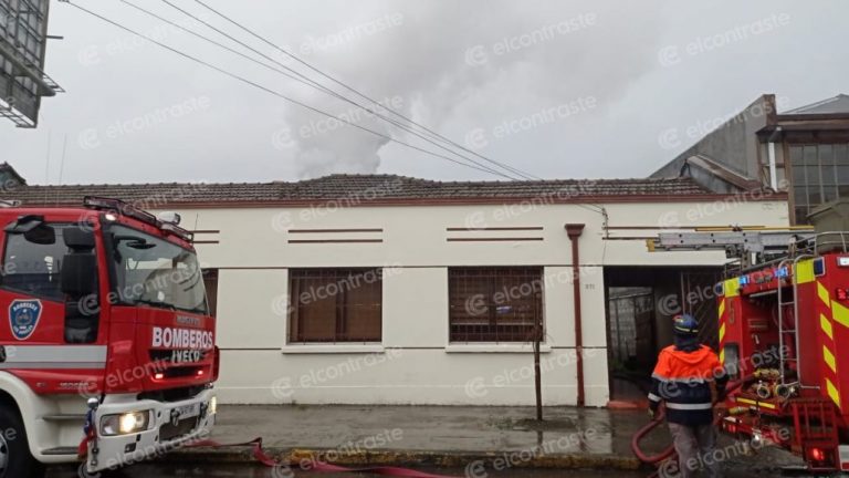 Amago de incendio afectó a una vivienda en calle Valdivia de Los Ángeles