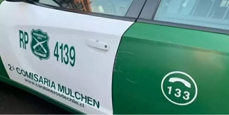 Hombre de 28 años fue detenido en auto robado en Mulchén