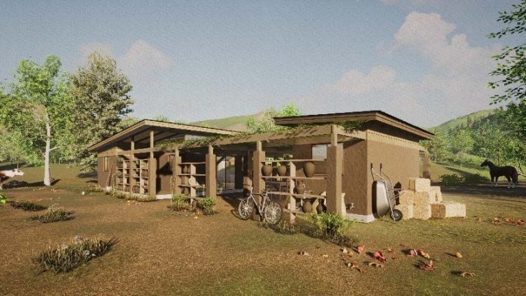 Casa inspirada en cultura pehuenche gana concurso Vivienda Rural 2021