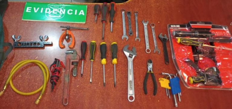 Siguen los robos en villa Galilea: Sujeto escapó con una mochila con herramientas