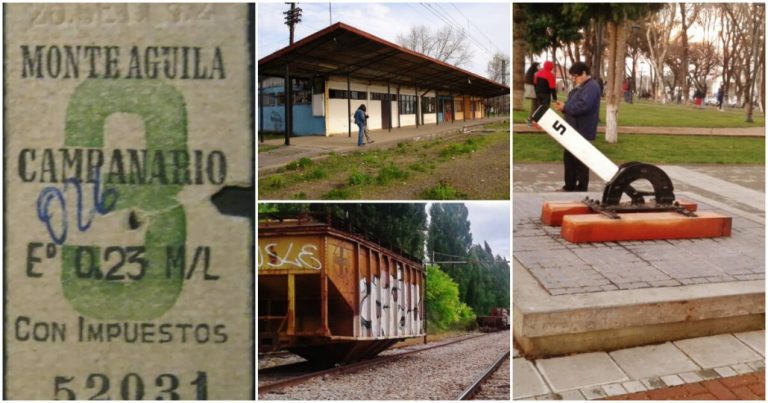 Monte Águila: unido firmemente al sueño ferroviario del sur de Chile