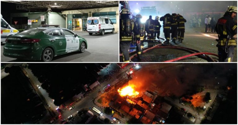 Incendio en Los Ángeles: 3 casas afectadas, 2 heridos a bala y bombero lesionado