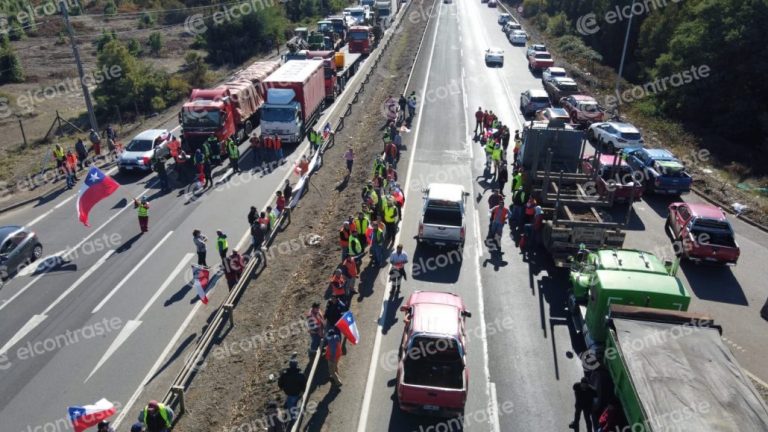Camioneros en Duqueco: «preferimos estar en la cárcel que muertos»