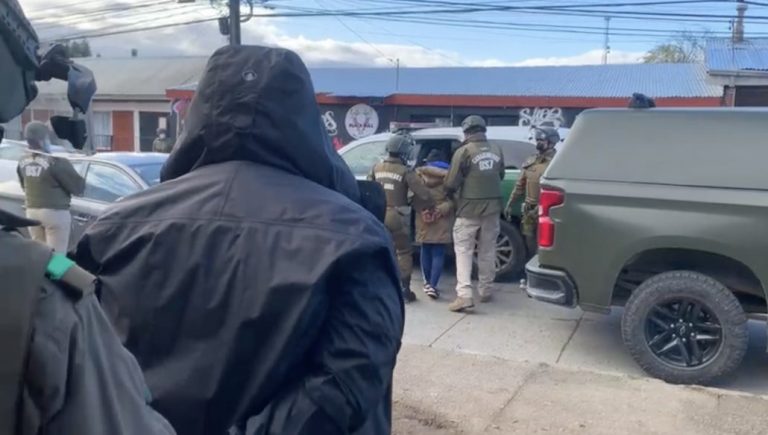 Operación Baquedano del OS7 en Nacimiento termina con 6 narcos detenidos
