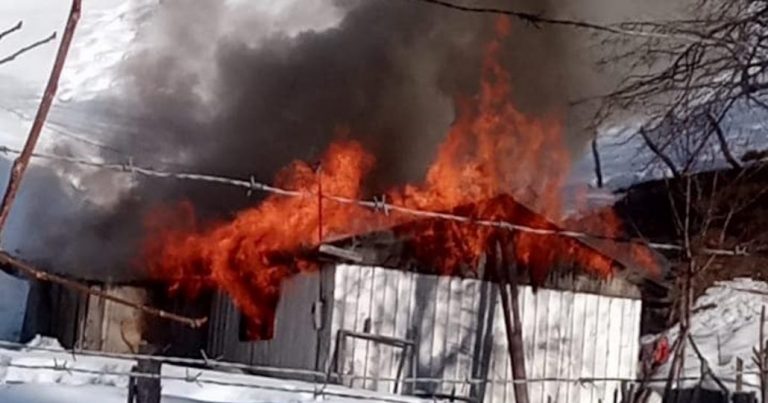 Incendio destruyó una vivienda en la comuna de Alto Biobío