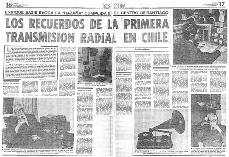 100 años de la primera transmisión radial en Chile: el hecho que cambió las comunicaciones