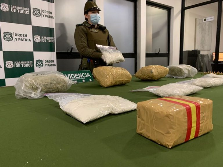 OS7 capturó a 4 traficantes con 12 kilos de droga en Mulchén