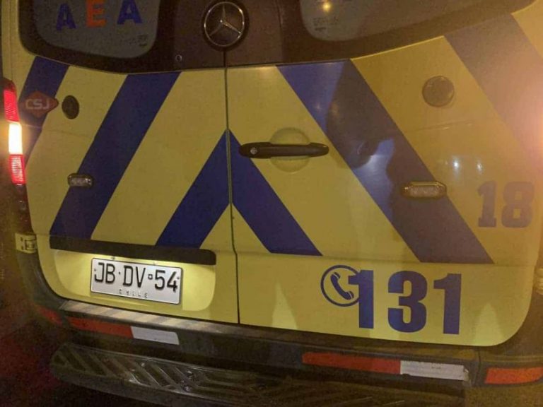 Un lesionado dejó el volcamiento de un vehículo en Negrete