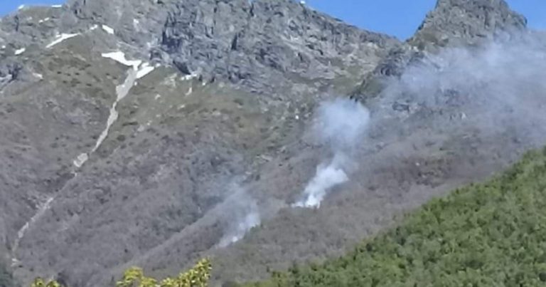 Incendio forestal afecta a cerro en la comuna de Antuco