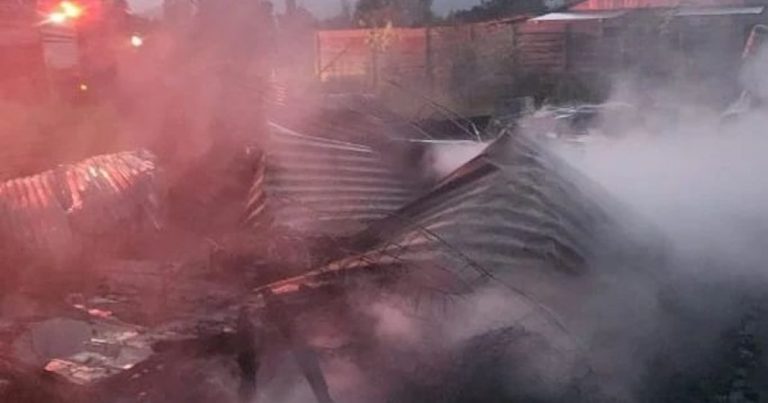 Incendio destruyó una vivienda en villa Las Rosas de Antuco