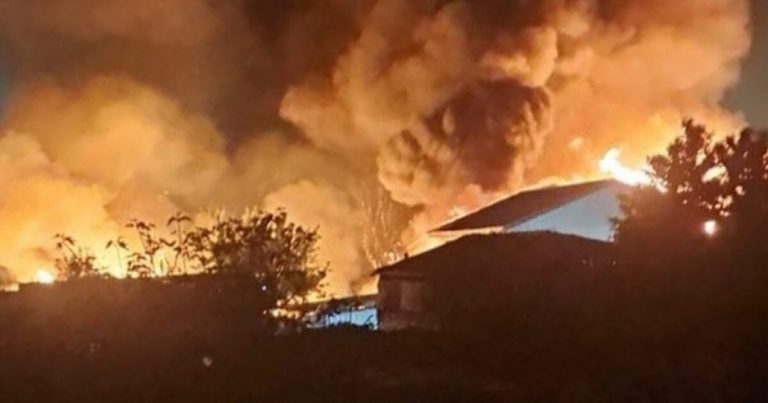 Tres casas y dos autos fueron arrasados por el fuego en Nacimiento