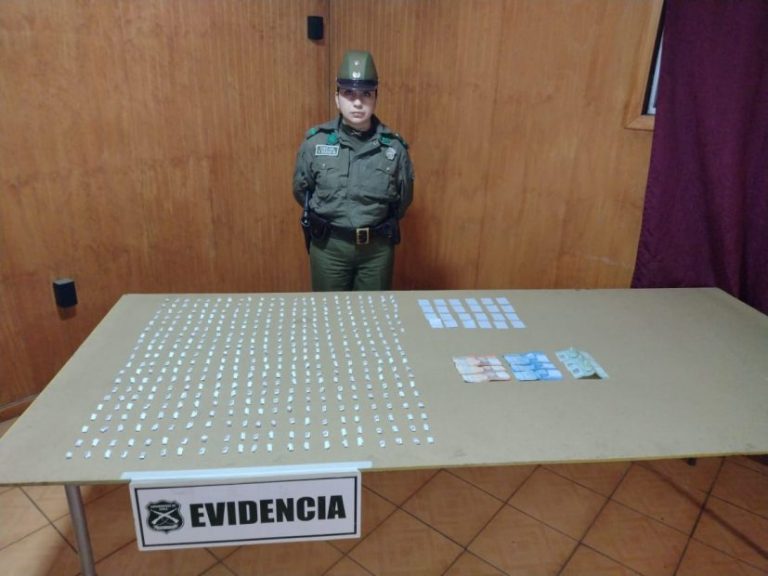 Mujer tenía 427 envoltorios de pasta base en Mulchén: Juez declaró ilegal su detención