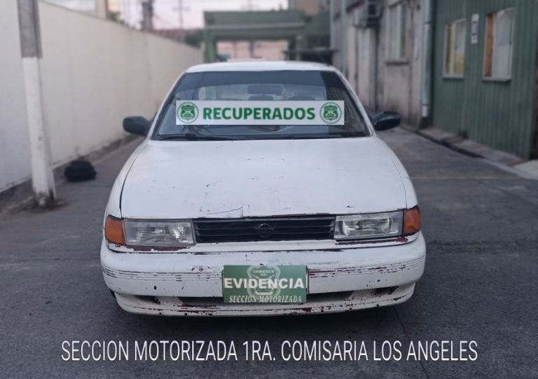 Otro más en Los Ángeles: recuperan auto con encargo por robo