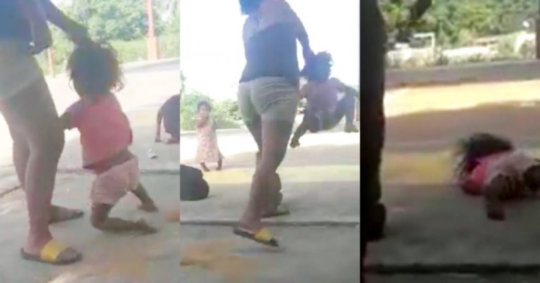 Madre dio golpiza a su hija: La levantó del pelo y la azotó en el suelo