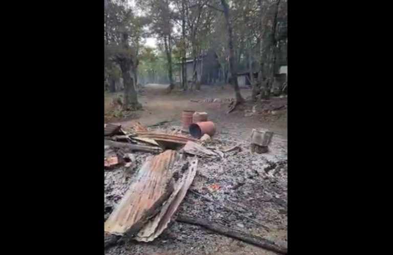 Ataque incendiario en Parque Nahuelbuta: queman casa de guardaparques