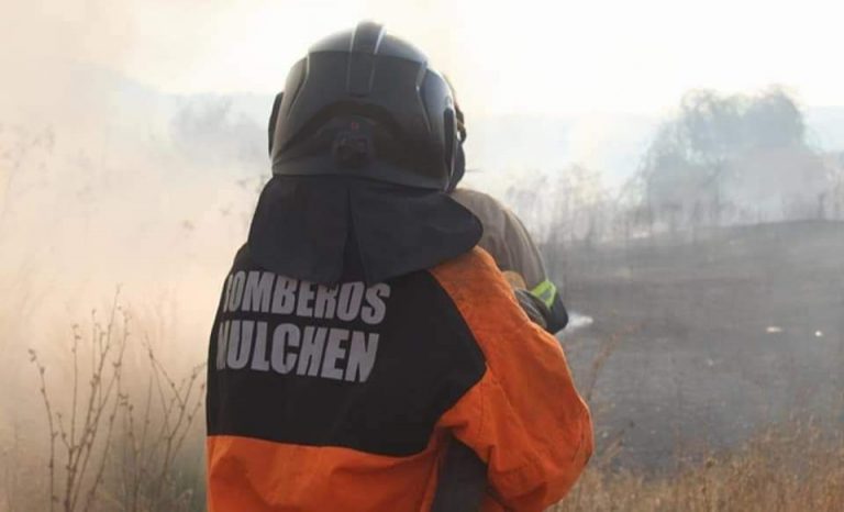 Incendio estructural movilizó a bomberos a un sector rural en Mulchén