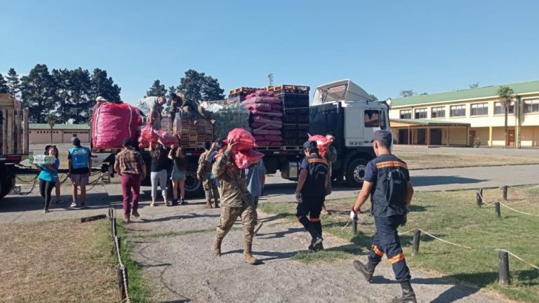 Mercado Lo Valledor realizó donación de 40 toneladas de alimentos a afectados por incendios