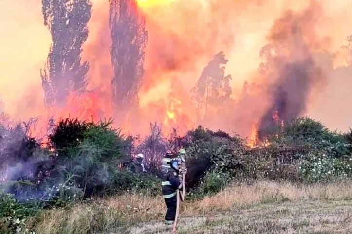 Joven muere atropellada mientras huía de las llamas: víctimas fatales en el país llegan a 22