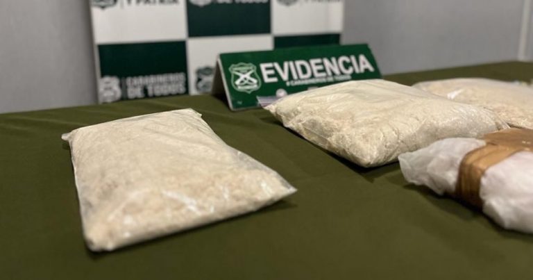 Mulchén: Narcotraficante es detenido con cerca de 5 kilos de cocaína en la Ruta 5 Sur