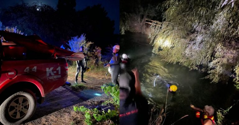 Equipos de emergencia buscan una persona desaparecida en río Huépil