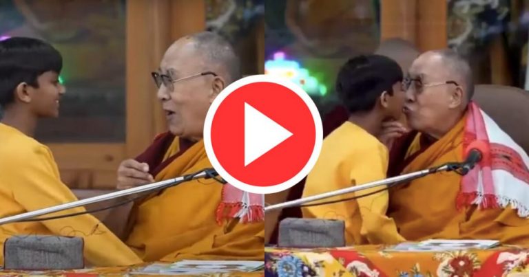 Polémica mundial por video donde el Dalai Lama le pide a un niño que «chupe su lengua»