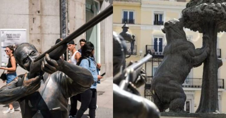 Escándalo en Madrid por estatua de Juan Carlos I de un artista chileno egresado de la Arcis