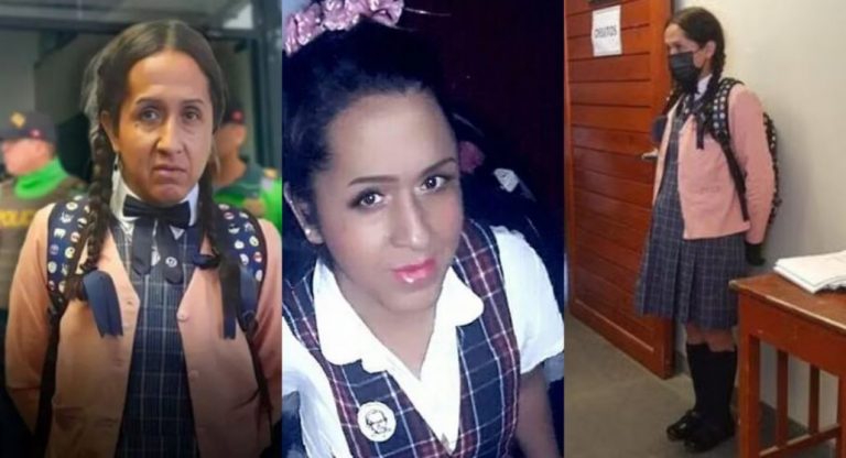 De Walter a Thalía: sujeto que entró vestido de escolar a colegio peruano asegura ser trans