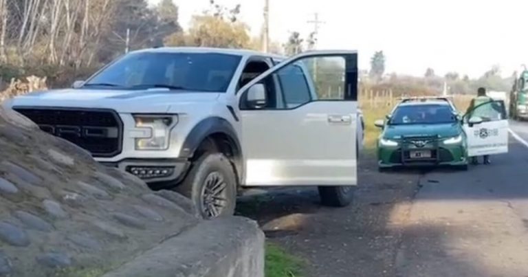 Carabineros recuperó en Talca una camioneta de alta gama robada en pleno centro de Laja