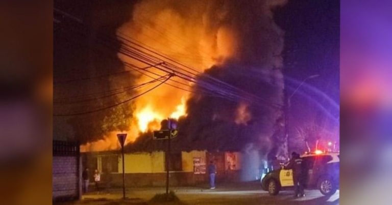 Incendio destruyó una vivienda en la comuna de Angol