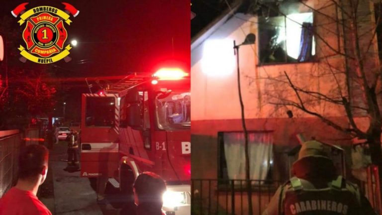 Tucapel: Un incendio afectó a dos viviendas en la localidad de Huépil