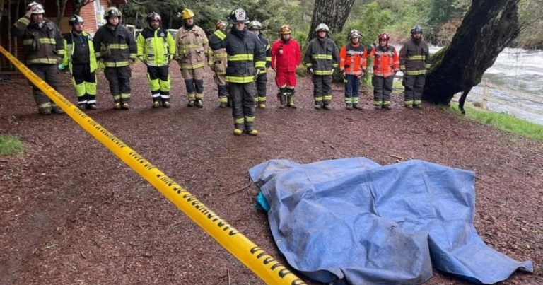 Deslizamiento de tierra en un camping deja dos fallecidos en Curacautín: uno era bombero