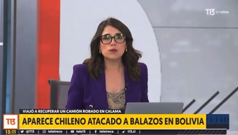 Sólo pasa en Chile: periodista del 13 sacó aplausos por reacción durante fuerte sismo