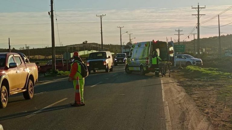 Dos lesionados deja nueva colisión en la Ruta 180 cerca de Angol
