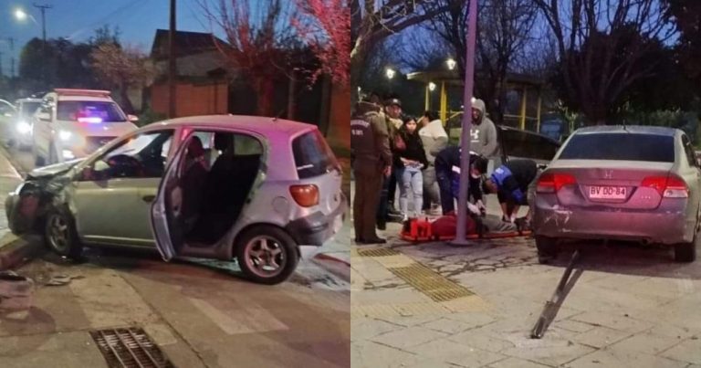 Menor de 14 años conducía un vehículo involucrado en accidente de tránsito en Renaico